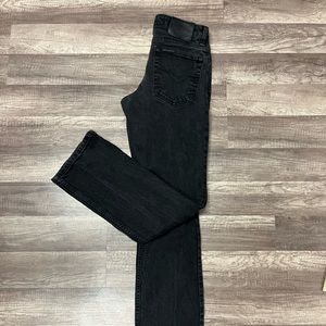 Harley Davidson Jeans Boot cut black faded jeans size 6 28X30.5